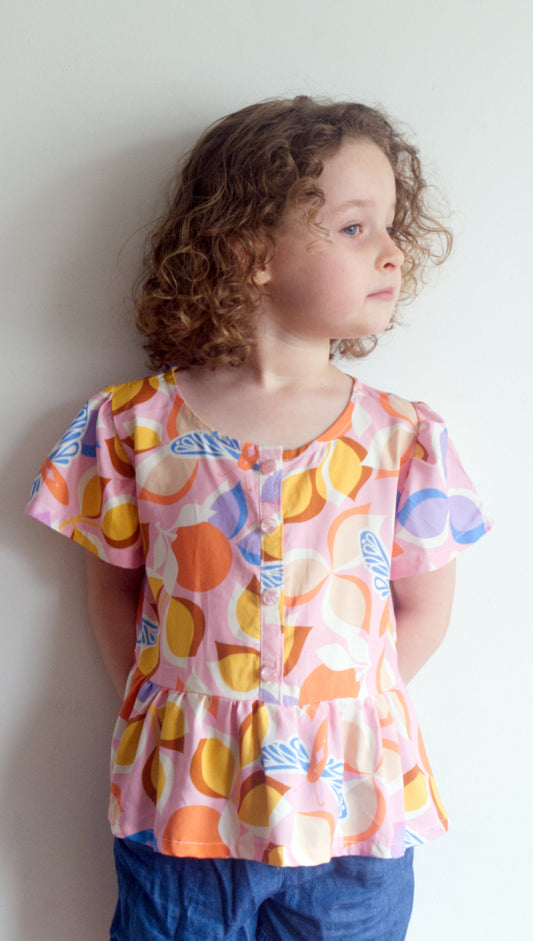 Peplum Shirt Sewing Pattern