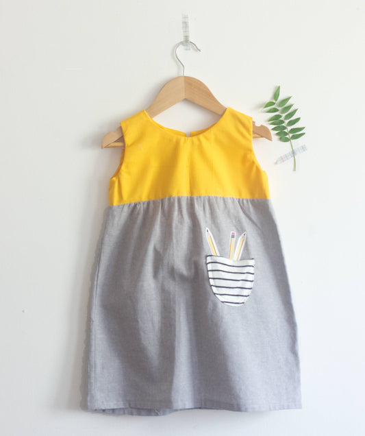 Pencil Dress & Iron on Decals Sewing Pattern Set