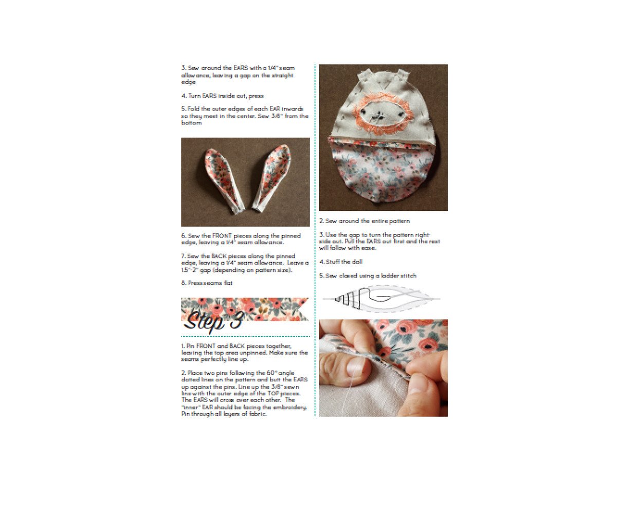 Bunnies & Overalls PDF Sewing Bundle