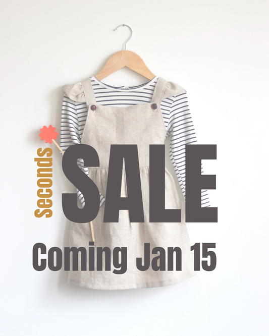 Seconds Sale - Coming Jan 15-30