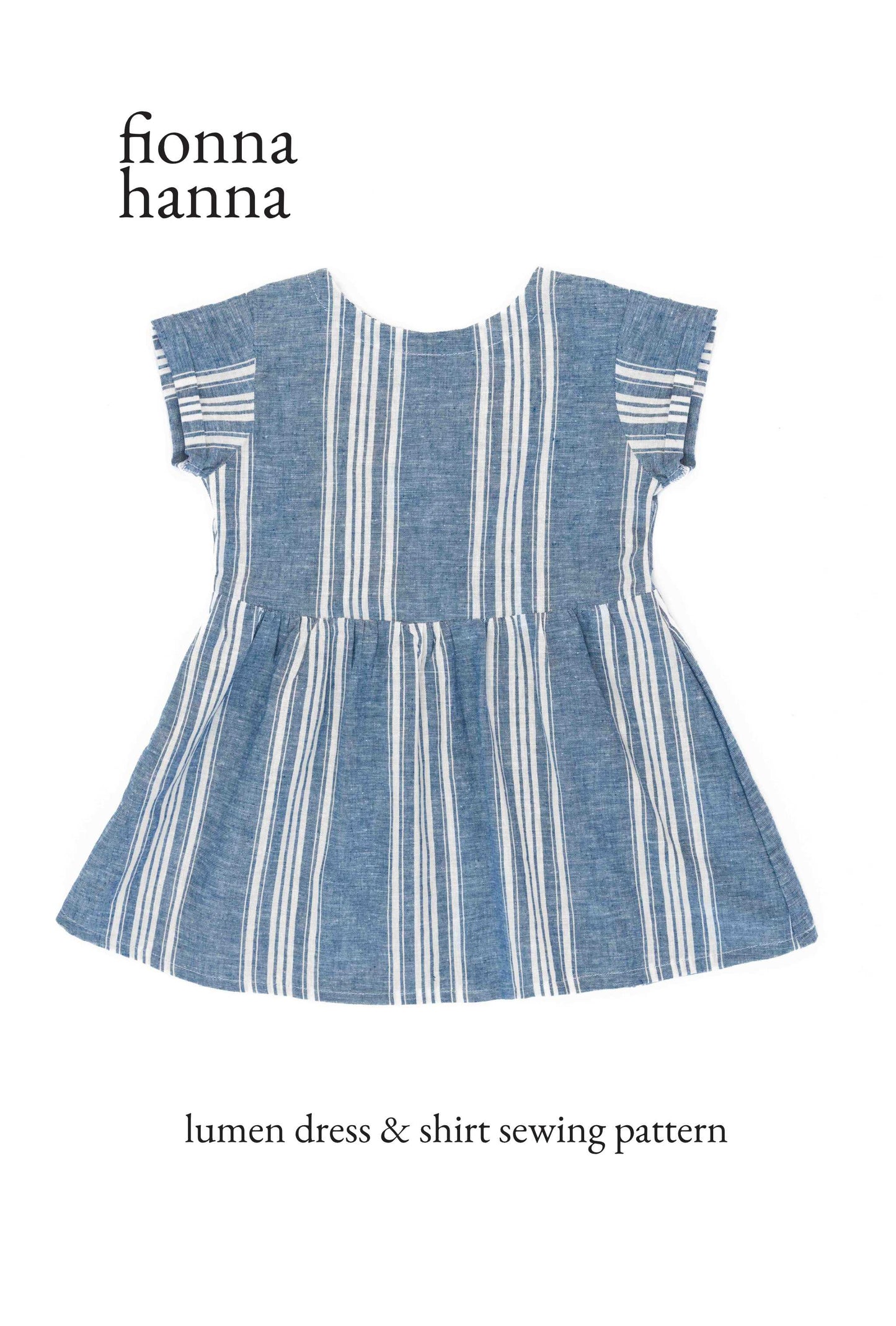 Lumen dress and shirt sewing pattern