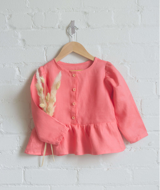 Peplum Shirt Sewing Pattern