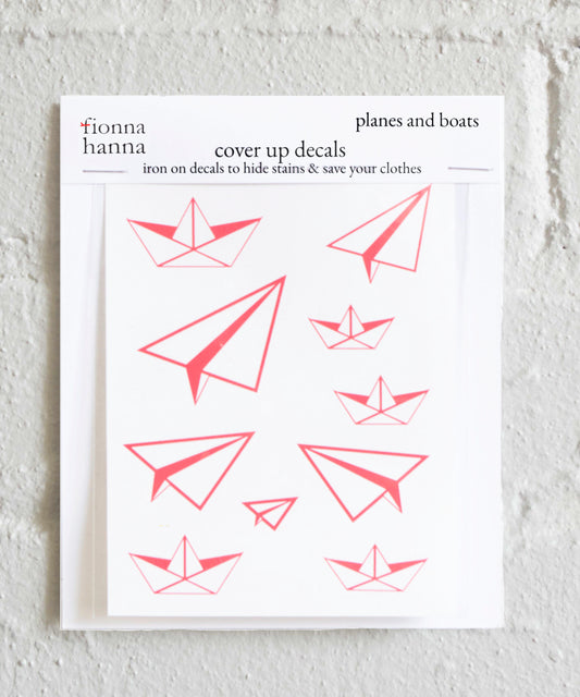 Paper Planes and Boats Decals